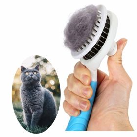 Grooming Brush; Self Cleaning Slicker Brushes for Dogs Cats Pet Grooming Brush Tool Gently Removes Loose Undercoat; pet grooming