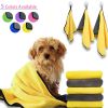 Pet Bath Towel - soft coral fleece absorbent towel quick-drying