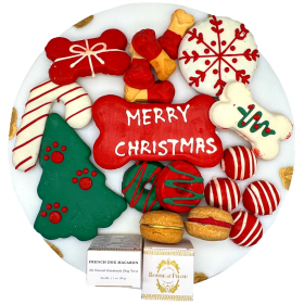 Christmas Themed Dog Treats Pet Christmas Cookie Holiday Xmas Gift Box