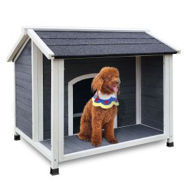 Outdoor Wooden Dog House, Waterproof, Windproof