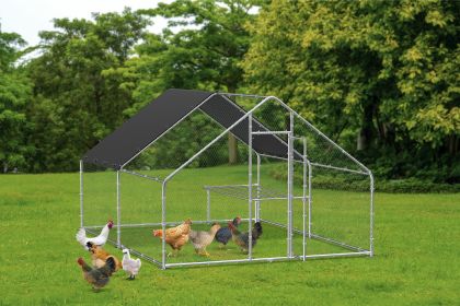 Large metal chicken coop, walk-in chicken coop, galvanized wire poultry chicken coop