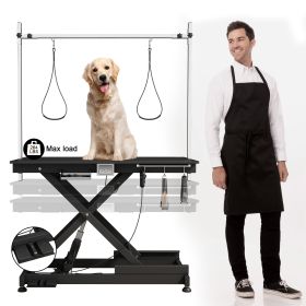 electric pet grooming table, 110V/220V professional groomer recommend super Deluxe electric pet grooming table