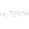 Dog Kennel Silver 484.4 ftÂ² Steel