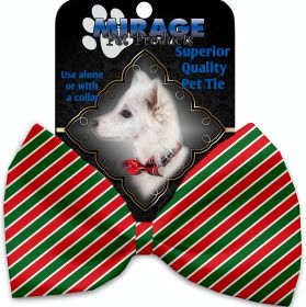 Christmas Stripes (Option: Pet Bow Tie)