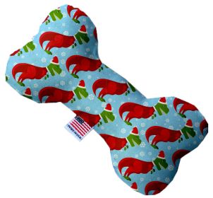 Christmas Trex (Option: 10 inch Canvas Bone Dog Toy)