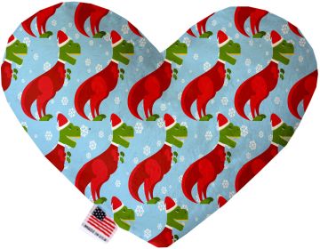 Christmas Trex (Option: 6 inch Canvas Heart Dog Toy)