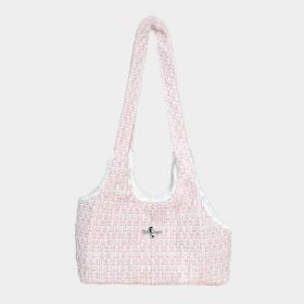 Annabella Dog Carrier (Color Option: Pearl & Pink)