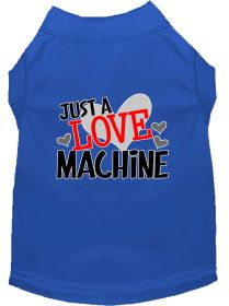 Love Machine Screen Print Dog Shirt (Option: BlueMed)