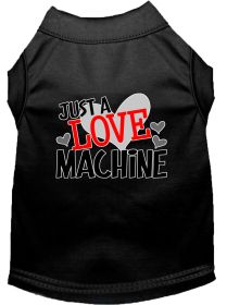 Love Machine Screen Print Dog Shirt (Option: Black Med)