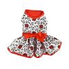 Holiday Holly Poinsettia Dog Dress / Dog Harness