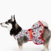 Holiday Holly Poinsettia Dog Dress / Dog Harness