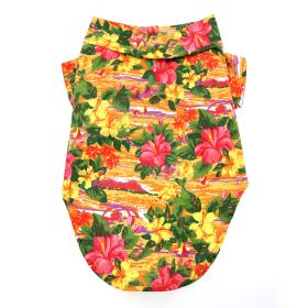 Hawaiian Camp Shirt (Size: XX-Small, Color: Sunset Hibiscus)