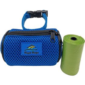 American River Poop Bag Holder (Size: One Size, Color: Cobalt Blue)