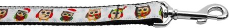 Snowy Owls Nylon Dog Leash (Option: 3/8 inch wide 6ft Long)