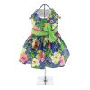 Blue Lagoon Hawaiian Hibiscus Dog Dress