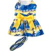 Catching Waves Dog Dress / Dog Harness with Matching Leash