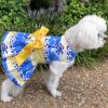 Catching Waves Dog Dress / Dog Harness with Matching Leash