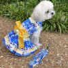 Catching Waves Dog Dress / Dog Harness with Matching Leash