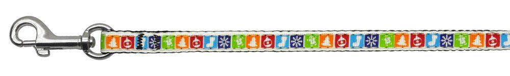 Classic Christmas Nylon and Ribbon Collars 3/8'' wide x 6' Leash (Option: )