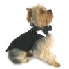 Black Tuxedo w/Tails Dog Harness, w/ Bow Tie and Cotton Collar