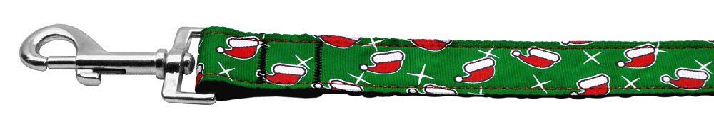 Santa Hat Nylon Dog Leash (Option: 5/8 inch wide 4ft Long)