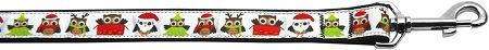 Santa Owls Nylon Dog Leash (Option: 3/8 inch wide 6ft Long)