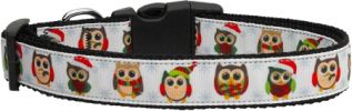 Snowy Owls Nylon Dog Collar