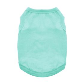 100% Cotton Dog Tanks (Size: X-Small, Color: Teal)