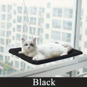 Cat Window Hammock 360unny Seat Space Saving Cat Beds For Indoor Cats (Option: ColorBlack)