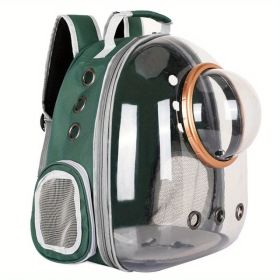 Stylish Pet Carrier Backpack, Space Capsule Bubble Pet Backpack Carrier Pod (Option: ColorGreen)