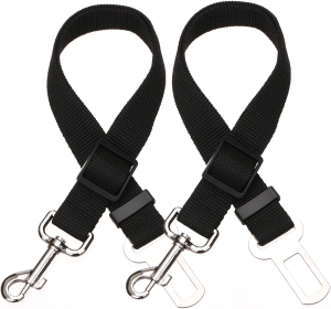 2pcs Pet Dog Cat Car Seat Belt Safety Leash Vehicle Seatbelt Harness (Use: red, Specification (L * W): 2pcs)