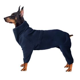 Warm Dog Cotton Coat/Sweater; Cold-Proof Clothes For Medium Large Dog; Dog Cotton Coat For Winter (Color: Navy Blue, Color / Size: XS)