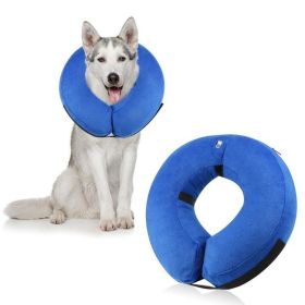 Soft Dog Cone Collar for After Surgery - Inflatable Dog Neck Donut Collar - Elizabethan Collar for Dogs Recovery (Use: CQLQ11 Love Peach, Color / Size: S)