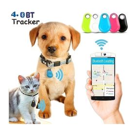 Pet Intelligent Mini Tracker; Anti Loss Tracker Alarm Locator For Dogs & Cats; Wallet Key Tracker; with battery (Color: White, Color / Size: with battery inside)