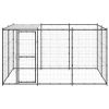 Outdoor Dog Kennel Steel with Roof 78.1 ft¬Home Life Boutique"