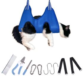 Cute Smart Factory Low Price Comfortable Solid Color Pet Grooming Hammock With Nail,Dog Grooming Hammock Harness (Color / Size: S)