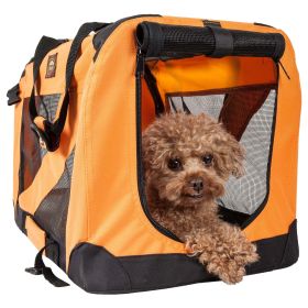 Folding Zippered 360 Vista View House Pet Crate (Option: SizeX-Large)