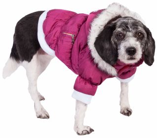 Metallic Fashion Pet Parka Coat (Color / Size: X-Large)