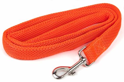 Pet Life 'Aero Mesh' Dual Sided Comfortable And Breathable Adjustable Mesh Dog Leash (Option: colorOrange)