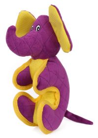 Pet Life Cartoon Funimal Plush Animal Squeak Chew Tug Dog Toy (Option: ColorPurple)