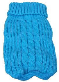 Heavy Cotton Rib-Collared Pet Sweater (Color / Size: X-Small)