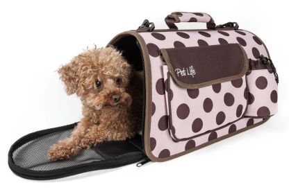 Airline Approved Folding Zippered Casual Pet Carrier (Option: SizeMedium)