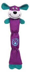 Pet Life Extra Long Dura-Chew Reinforce Stitched Durable Water Resistant Plush Chew Tugging Dog Toy (Option: ColorPurple)