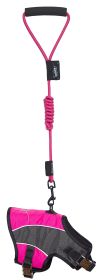 Touchdog Reflective-Max 2-in-1 Premium Performance Adjustable Dog Harness and Leash (Option: SizeMedium)