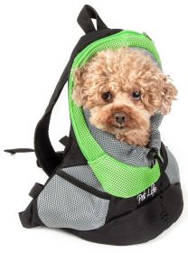 On-The-Go Supreme Travel Bark-Pack Backpack Pet Carrier (Option: SKUB34GNMD)