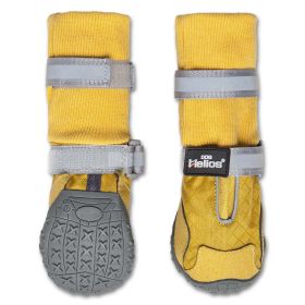 Dog Helios 'Traverse' Premium Grip High-Ankle Outdoor Dog Boots (Color: Yellow, Color / Size: medium)