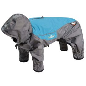 Dog Helios 'Arctic Blast' Full Bodied Winter Dog Coat w/ Blackshark Tech (Color: Blue, Color / Size: medium)