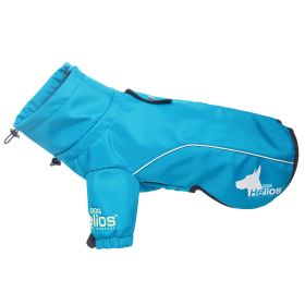 Dog Helios Extreme Softshell Performance Fleece Dog Coat (Color: Blue, Color / Size: medium)