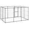 Outdoor Dog Kennel Steel with Roof 78.1 ft¬Home Life Boutique"