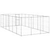 Outdoor Dog Kennel Galvanized Steel 234.4 ft¬Home Life Boutique"